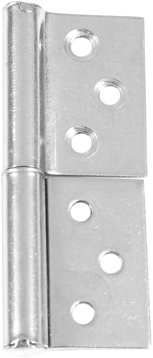 Врата на панта Hiscus 2X От Неръждаема стомана 7,6 см, Обков Сребрист цвят - (Цвят: Сребрист оттенък)