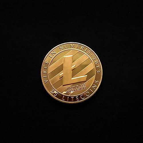 1БР Възпоменателна Монета, Позлатена Сребърна Монета Litecoin Litecoin Виртуална Криптовалюта 2021 Лимитированная