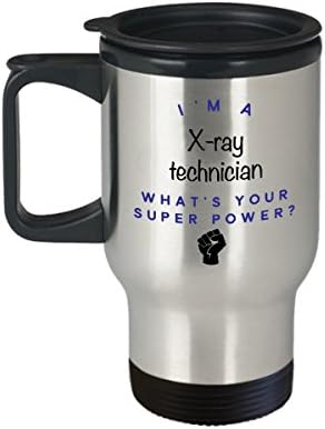 Пътна чаша Рентгенотехника, аз Рентгенотехник, Какво е Суперсили? Забавни Чаши За Кафе За Кариера, Идея За Подарък