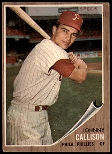 1962 Topps # 17 Джони Каллисон Филаделфия Филис (Бейзболна картичка) ДОБРИ Филис
