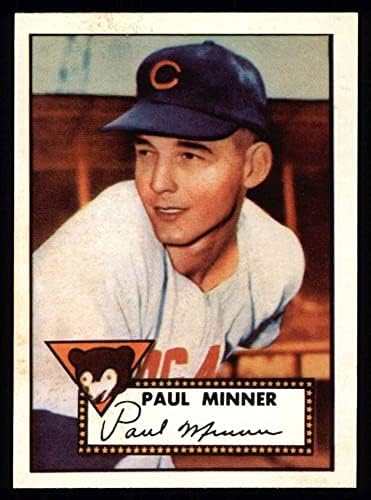 1952 Topps # 127 Пол Миннер Чикаго Къбс (Бейзболна картичка) Ню Йорк/MT Cubs