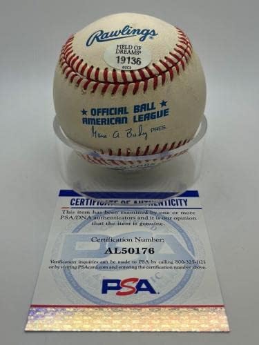 Луис Апарисио Чикаго Уайт Сокс Подписано Автограф OMLB Baseball PSA DNA *6 Бейзболни топки с автографи