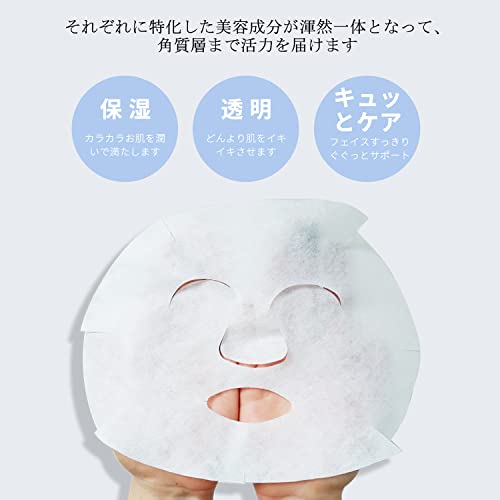 [TKMT00562-06-016] Комплекти козметични маски за лице Mitomo за почистване на лицето: 4 вида – 16 опаковки