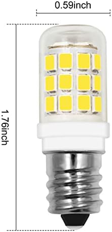 3 W E12 и Свещници База LED Компактен, Малък Царевичен една Малка Крушка, 30 W, Еквивалент на лампи с нажежаема