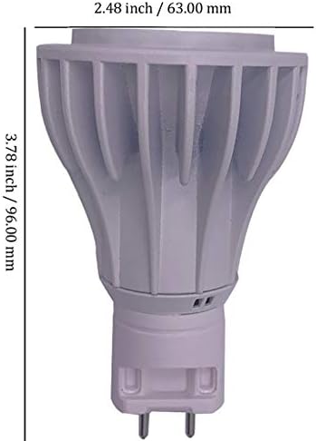 BesYouSel led Лампа G12 Base PAR20 Led лампа 16 W (което се равнява на 160 W халогенна лампа) Хирургична лампа с ъгъл на лъча 24 °, за Веранда, Гараж, Баня, Кухня, хол, 6000 К, студено бяло, оп