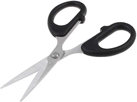 Нови ножици за шиене на юргани с черна пластмасова дръжка Lon0167 надеждна ефективност Ножици за шиене, хартия 5,5 (id: 100 c1 93 502)