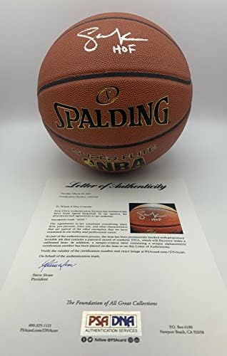 Стив Неш Подписа Автограф Баскетбольному клуба от Нба Psa Loa 3 Suns Лейкърс Nets - Баскетболни топки с Автографи