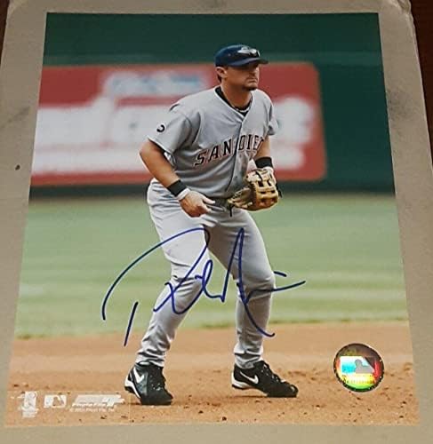 Файл СНИМКИ Phil Nevin San Diego Padres С АВТОГРАФ И АВТОГРАФ 8x10 COA LA ANGELS - Снимки на MLB с автограф