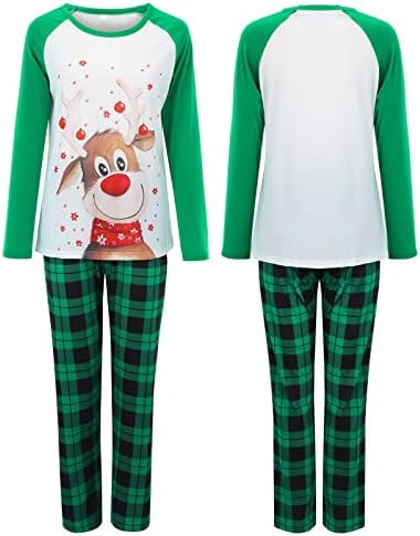 Едни и същи Коледни Пижами за семейството, Семеен Комплект Коледна Пижама, едни и Същи Семейни Пижамные Комплекти,
