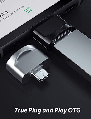 USB Адаптер C за свързване към USB конектора (2 опаковки), който е съвместим с вашите Motorola Moto Z3 Play