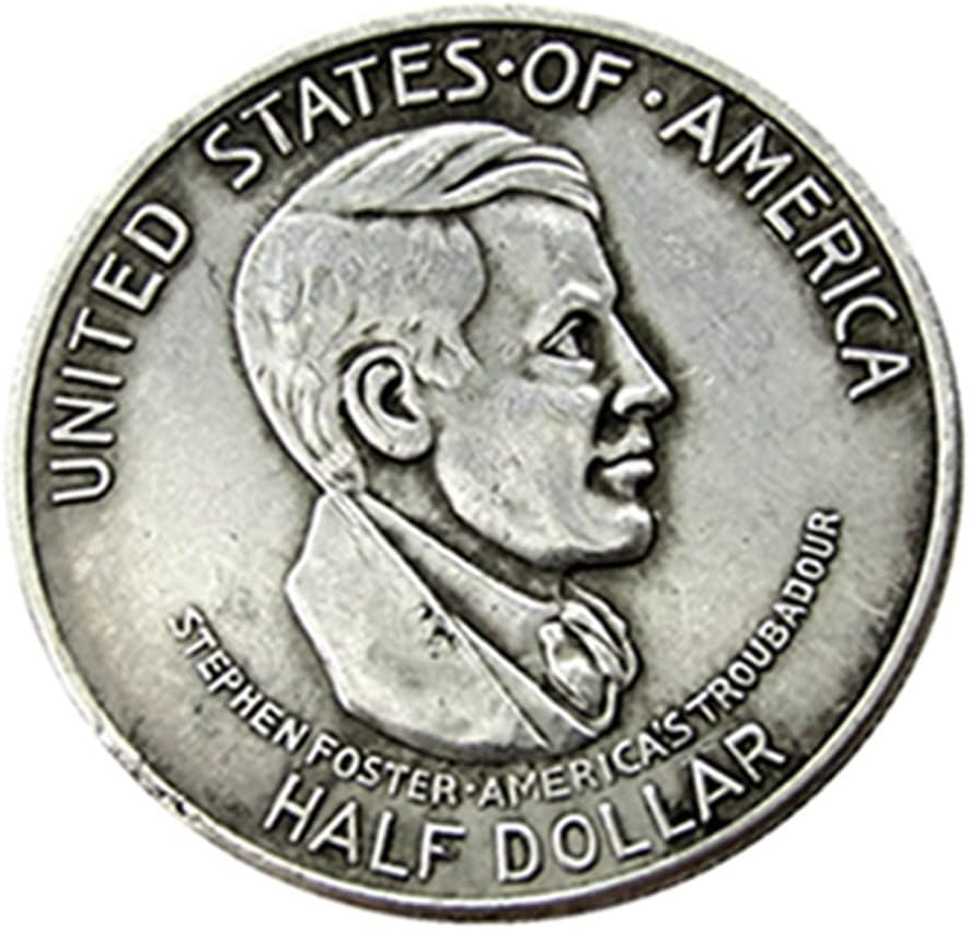 Възпоменателна Монета в Полдоллара САЩ 1936 г., Чуждестранна Копие, сребърно покритие