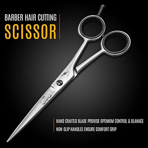 Ножица за подстригване на коса фризьорски ножици - професионални ножици за коса Elite Unity 6,5 инча - Остри,