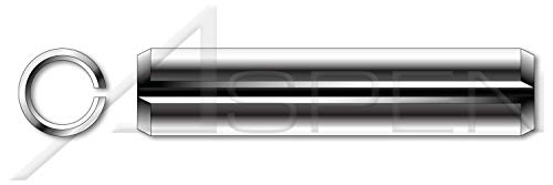 (2000 бр.) М2 X 18 мм, ISO 8752, Метричен, Извити Щифтове с прорези, Сверхпрочный, Неръждаема стомана AISI 301