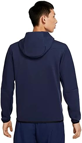 Мъжки hoody Nike Sportswear Tech Fleece с качулка на цип 3XL Midnight Navy / Черно (CU4489)