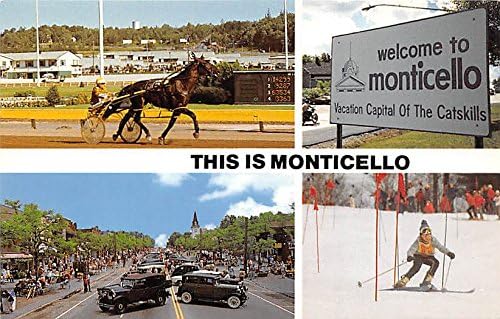 Монтичело, Пощенска Картичка от Ню Йорк
