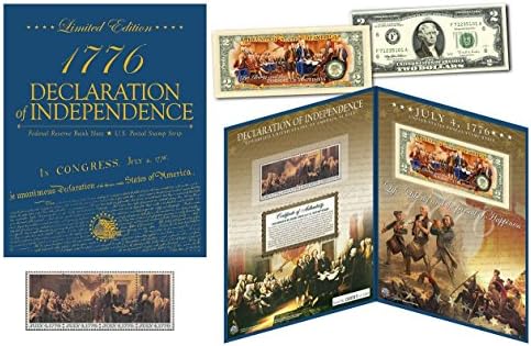 Декларацията на независимостта * 240-та годишнина на * Историческа валута и набор от марки 1976 г.