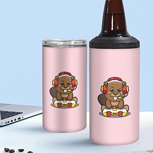 Игри охладител за тънки кутии с изолация Beaver - Тематични Охладител за консерви - Охладител за тънки кутии