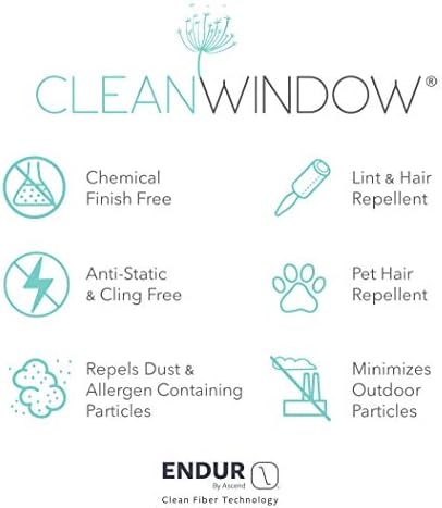 Чист каре на Window стъкло За защита от алергии към прах /За домашни любимци Чисто Cafe Дамаска, 52 x 14, Бял