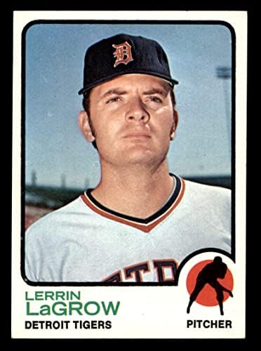 1973 Topps 369 Леррин ЛаГроу Детройт Тайгърс (Бейзболна картичка) Ню Йорк /MT Тайгърс