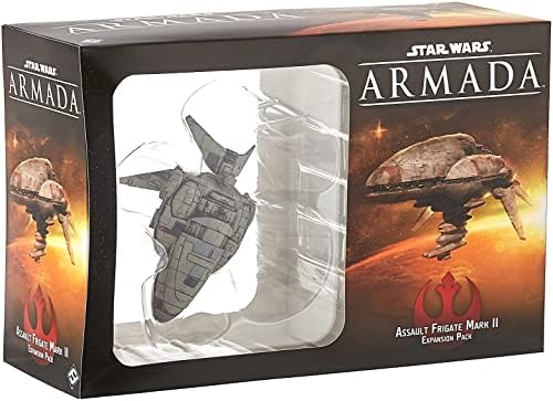 Фэнтезийные летателни игра Star Wars Armada Assault Frigate Mark II с ДОБАВКА | Миниатюрна бойна игра | Стратегическа игра за възрастни и за тийнейджъри | Възраст 14 + | 2 играч | на Средн