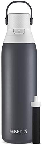 Случайна бутилка за вода Brita с соломинкой, Множество, От пластмаса, не съдържат BPA, Въглеродна, 26 грама