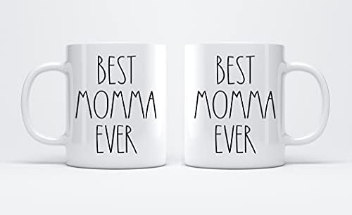 Най-добрата кафеена чаша за мама, Подаръци за Коледа - Кафеена чаша за мама за рождения си Ден - Деня на бащата / Ден на майката - Семейна Кафеена чаша За рождения си Де