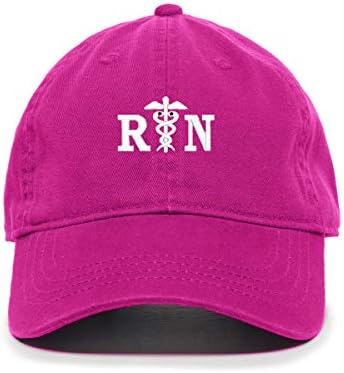 Бейзболна шапка Регистрирана медицинска сестра на Техническия дизайн на RN с Бродерии От Памук, Регулируема Шапка за Татко
