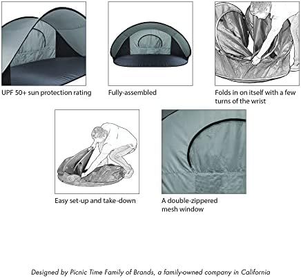 Преносима Плажна палатка TIME PICNIC NFL Manta - Всплывающая палатка - Beach Sun Shelter Pop Up
