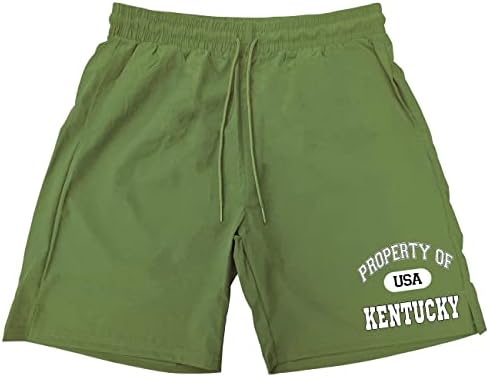 Мъжки Спортни Найлонови шорти за бягане Property of Kentucky, САЩ H957