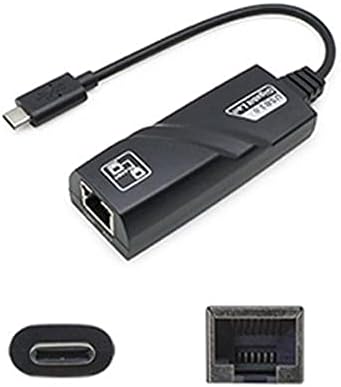 Допълнение 5-Комплект переходников USB 3.1 (C) за мъже и RJ-45 за жени е Черен на цвят