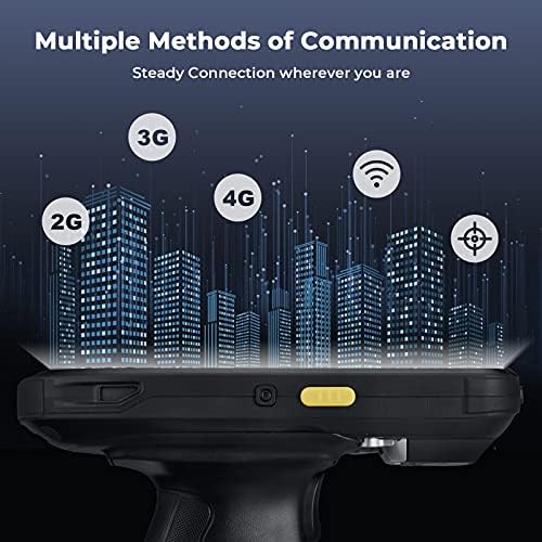MUNBYN 2023 Нов Android-баркод скенер със Стойка за Зареждане