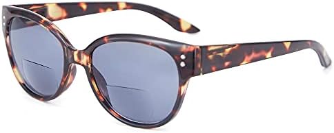 EYEGUARD Бифокални Очила за четене със защита UV400, Ридеры за Жени, Удобни и Стилни очила за четене (Костенурка