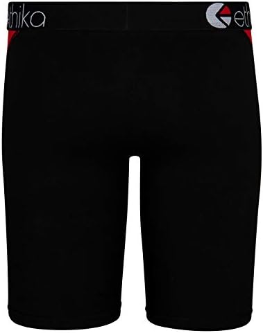 Мъжки къси панталони-боксерки Ethika от Щапелни материал | Черен OG