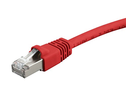 Пач-кабел Monoprice 124311 основа cat6a Ethernet - Мрежов интернет-кабел - RJ-45, 550 Mhz, STP, Чисти гола носа