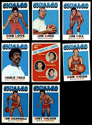 1971-72 Сет екип Topps Chicago Bulls Чикаго Булс (Сет) на БИВШИЯ Булс
