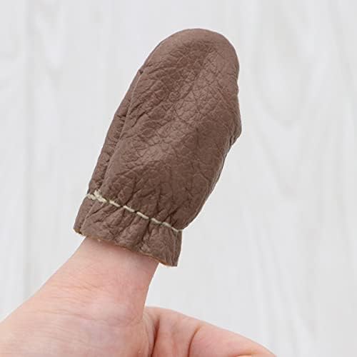 COHEALI Игла за защита на пръстите Бродерия 40 бр Кожена Пръст пу Пальчиковые креватчета За Шиене Пальчиковые