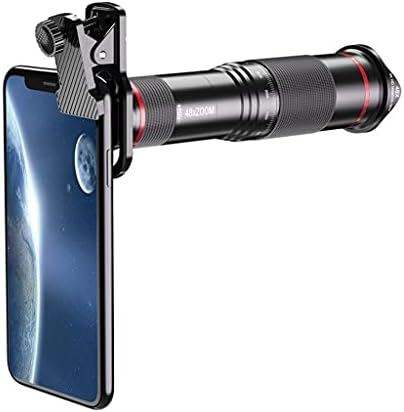 LYSLDH 48X Оптичен Телескоп Телеобектив с Клипсой за Камера на Мобилен телефон със Статив за Селфи