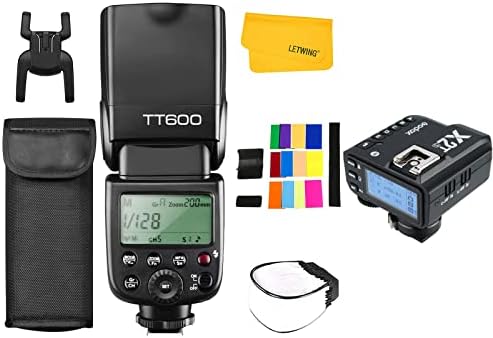 Светкавица за фотоапарат Godox TT600 Speedlite, функция Master/Slave, Вградена GN60 Безжична X System 2.4 G
