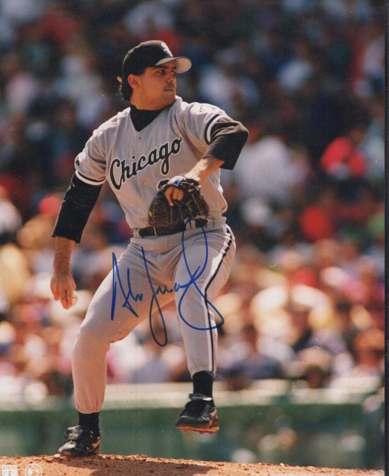 Алекс Фернандес Чикаго Уайт Сокс Подписано Снимка 8x10 с автограф W / Coa - Снимки на MLB с автограф