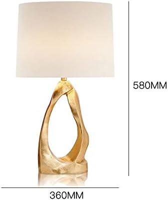 LIRUXUN Златна Настолна Лампа за Дневна Нощна Лампа Светодиодна Настолна Лампа За Дома, осветителни Тела