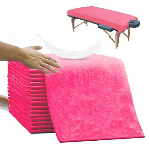 100шт Кърпи за масаж на масата, 31 x 75 за Еднократна употреба спа-кърпи, Нетъкан дишащи кърпи, непромокаеми