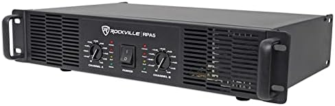 Rockville RPA5 Максималната мощност 1000 W / rms мощност 400 W (200 x 2) 2-Канален усилвател Pro/DJ Amp