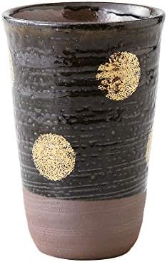 Чаша Тэнмоку Дотт златни съдове Хасами от японска керамика.