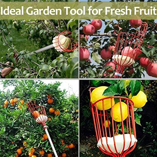 KUYYFDS Градински Инструменти за Подбор на Плодове, Инструмент За избор на Плодове Кошница За бране на Ябълки