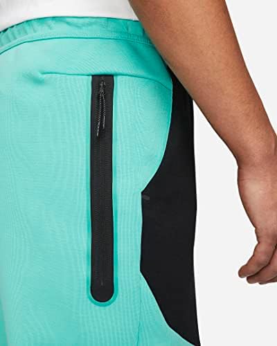 Мъжки джоггеры Nike Sportswear Tech Fleece за бягане, Выстиранный Тюркоаз цвят /Черен/ Black