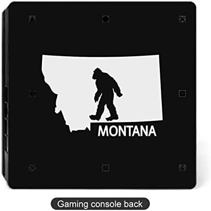 Забавен снежен човек, аз вярвам, обича Монтана, стикер на планината Монтана, стикер за PS4, тънък стикер за
