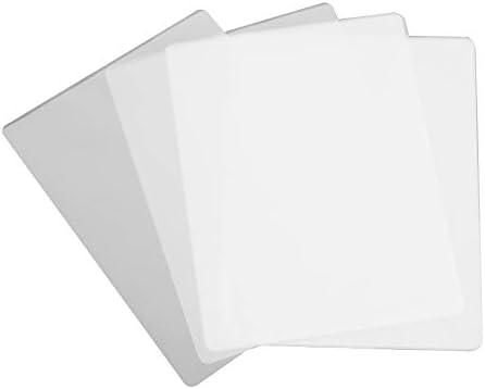 Пакети за термичен ламиниране, 3 мил., Размер букви, 9 × 11,5 инча, 100 (50 х 2) опаковките, използвани за ламинатор