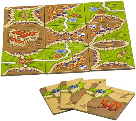 Carcassonne Inns & Cathedrals EXPANSION 1 | Настолна игра за възрастни и семейства | Стратегия, Средновековната