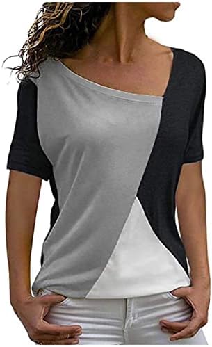 2023 Облекло Модерен Памучен Блуза с V Образно Деколте и Къс Ръкав, Риза за Дами, Есента-Годишният Обяд-Топ