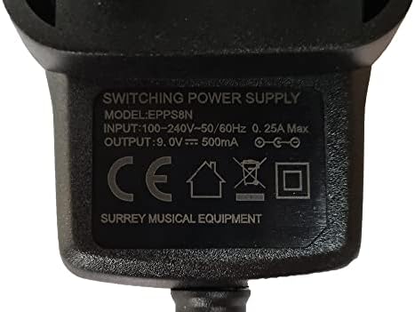 Смяна на източника на храна за GUYATONE PS-006 Аналогов Echo Effects Pedal Adapter UK 9V Адаптер Педали Ефекти